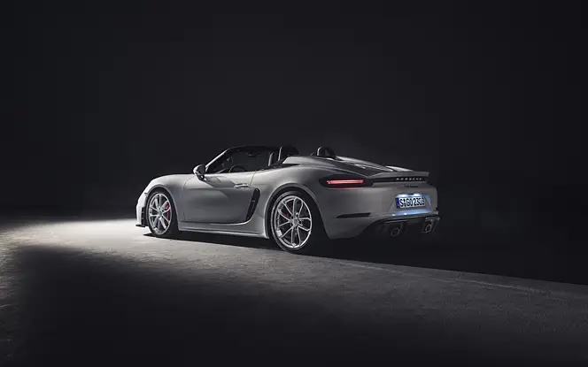Porsche 718 Rear Left View