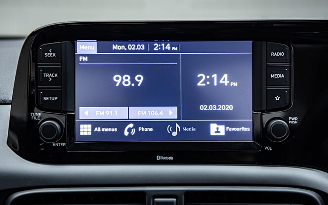 Hyundai Aura Infotainment Display