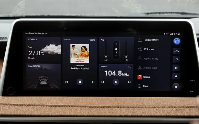 MG Gloster [2020-2022] Infotainment Display