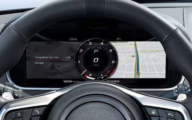 Jaguar F-Type Dashbaord Display