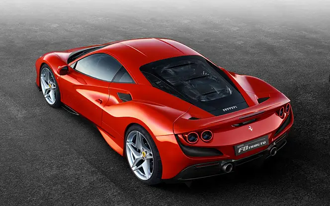 Ferrari F8 Tributo Rear Left View