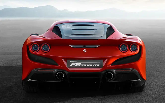 Ferrari F8 Tributo Rear View