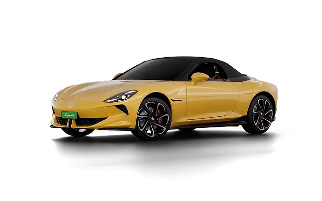 MG Cyberster - Nuclear Yellow with Black roof