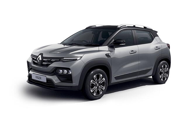 Renault Kiger [2021-2022] - Moonlight Silver with Black roof