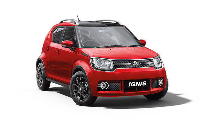 Maruti Suzuki Ignis 2019 - Uptown Red  With Midnight Black