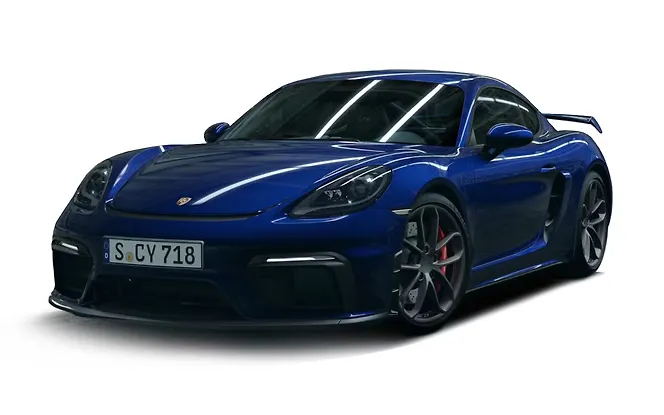 Porsche 718 Gentian Blue Metallic