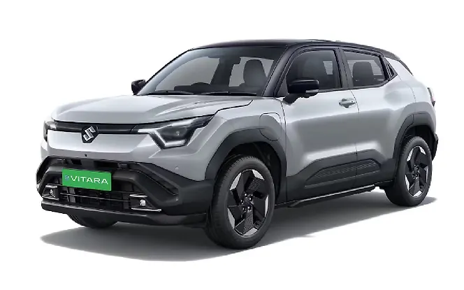 Maruti Suzuki e Vitara - Splendid Silver wih Bluish black roof