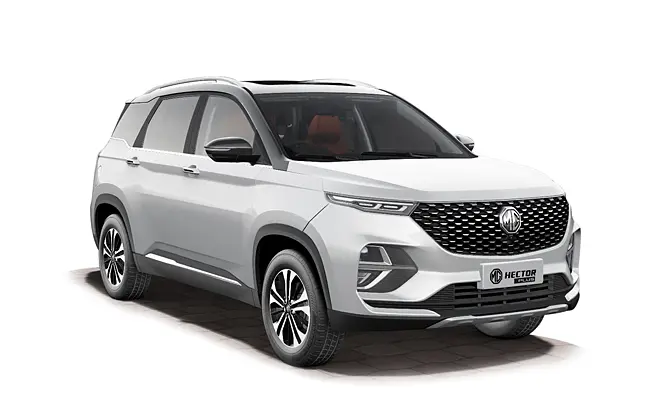 MG Hector Plus [2020-2023] - Candy White with Starry Black
