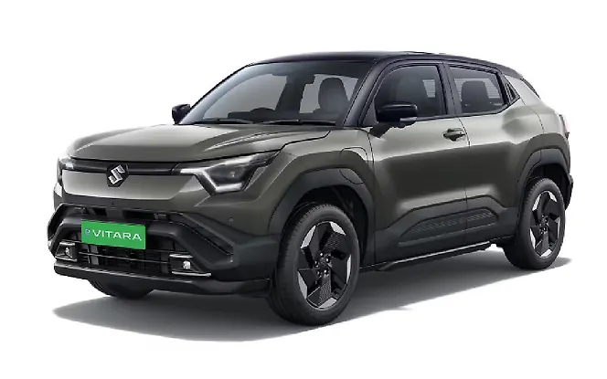 Maruti Suzuki e Vitara - Land Breeze Green With Bluish black roof