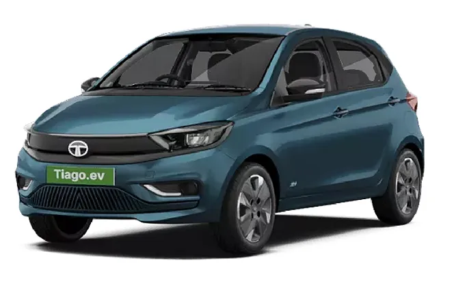 Tata Tiago EV Teal Blue