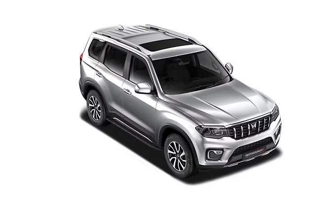 Dazzling Silver Mahindra Scorpio N Dazzling Silver