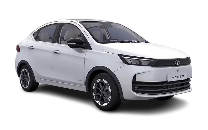 Tata Aeris - Pristine White with Black Roof