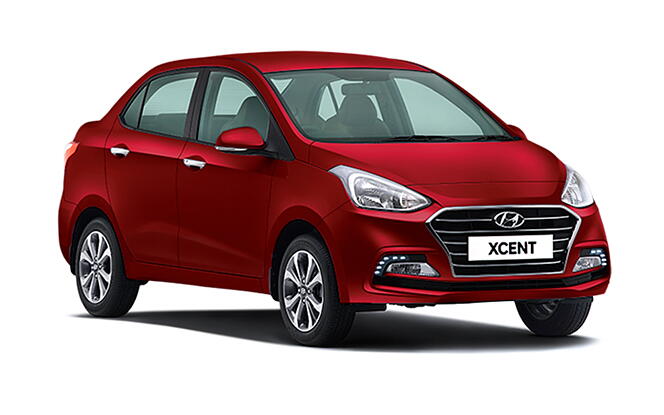 Hyundai Xcent - Fiery Red