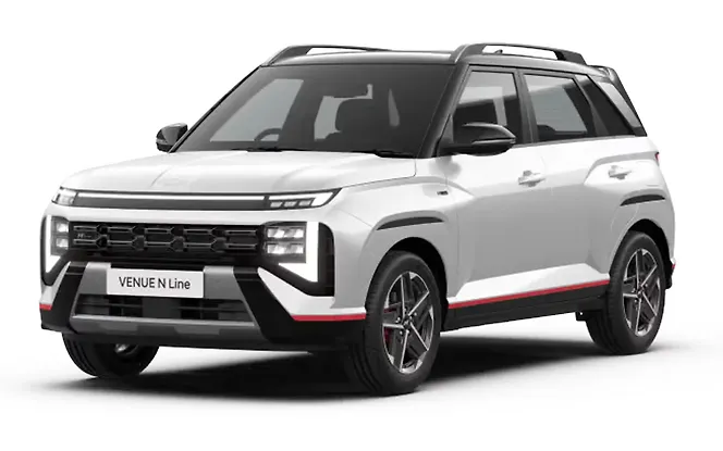 Hyundai Venue N Line - Atlas White with Abyss Black roof Hyundai Venue N Line - Atlas White with Abyss Black roof
