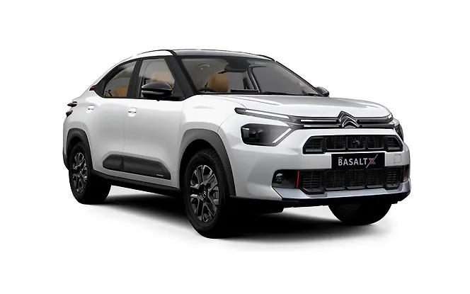 Citroen Basalt X - Polar White with Perla Nera Black roof