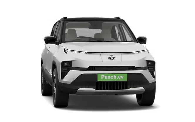 Tata Punch EV Pristine White Dual Tone