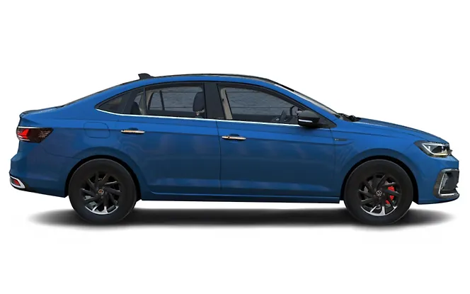 Volkswagen Virtus Rising Blue Metallic