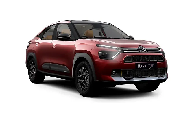 Citroen Basalt X - Garnet Red with Perla Nera Black Roof