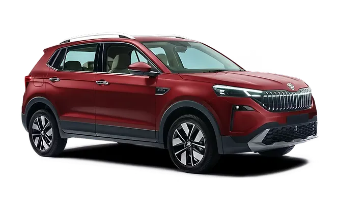 Skoda Kushaq Facelift - Cherry Red