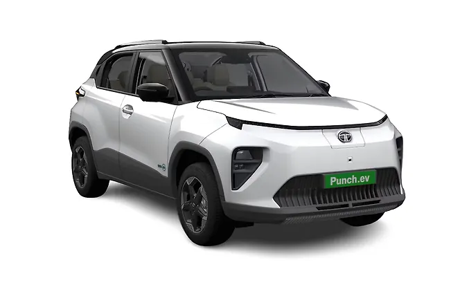 Tata Punch EV - Pristine White With Dual Tone