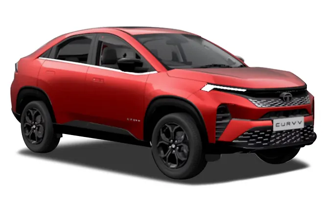 Tata Curvv Flame Red
