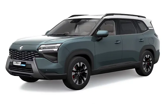 MG Hector Tomahawk PHEV - Turquoise Green with Pearl White
