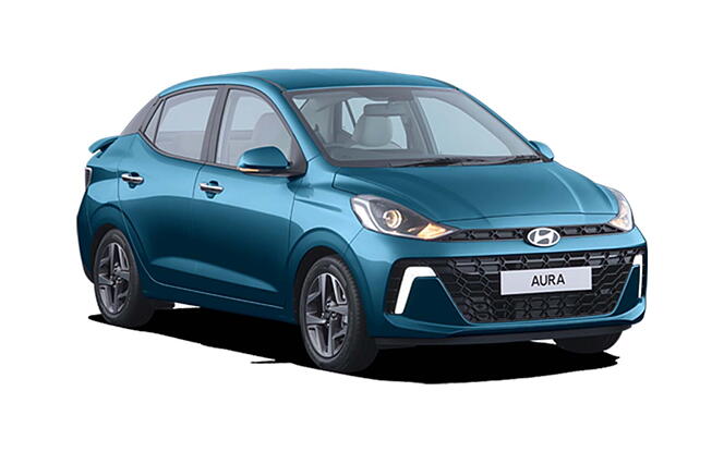 Hyundai Aura - Aqua Teal