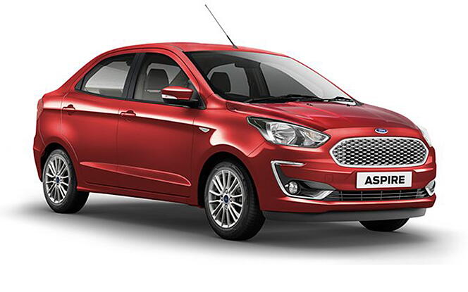 Ford Aspire - Ruby Red