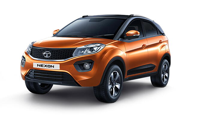 Tata Nexon 2017 - Etna Orange/Sonic Silver