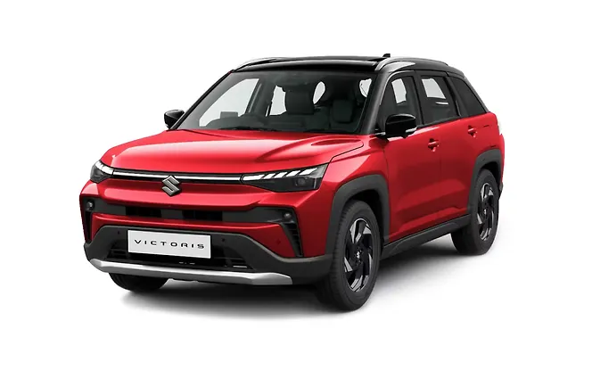 Maruti Suzuki Victoris - Sizzling Red with Black Roof Maruti Suzuki Victoris - Sizzling Red with Black Roof
