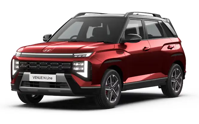 Hyundai Venue N Line - Dragon Red with Abyss Black roof Hyundai Venue N Line - Dragon Red with Abyss Black roof