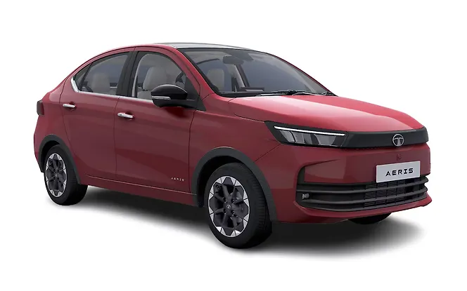 Tata Aeris - Nitro Crimson with Black Roof