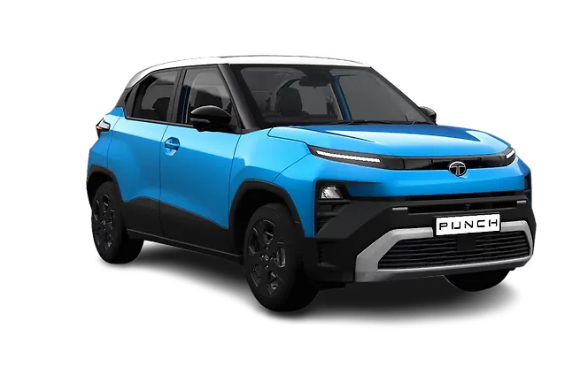 Tata Punch - Cyantafic Blue With White roof Tata Punch - Cyantafic Blue With White roof