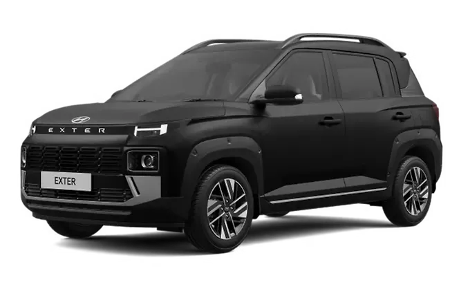 Hyundai Exter Titanium Black Matte